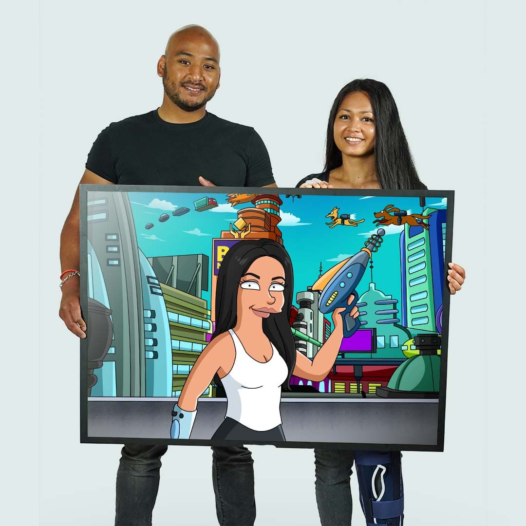 Poster Futurama personnalisé