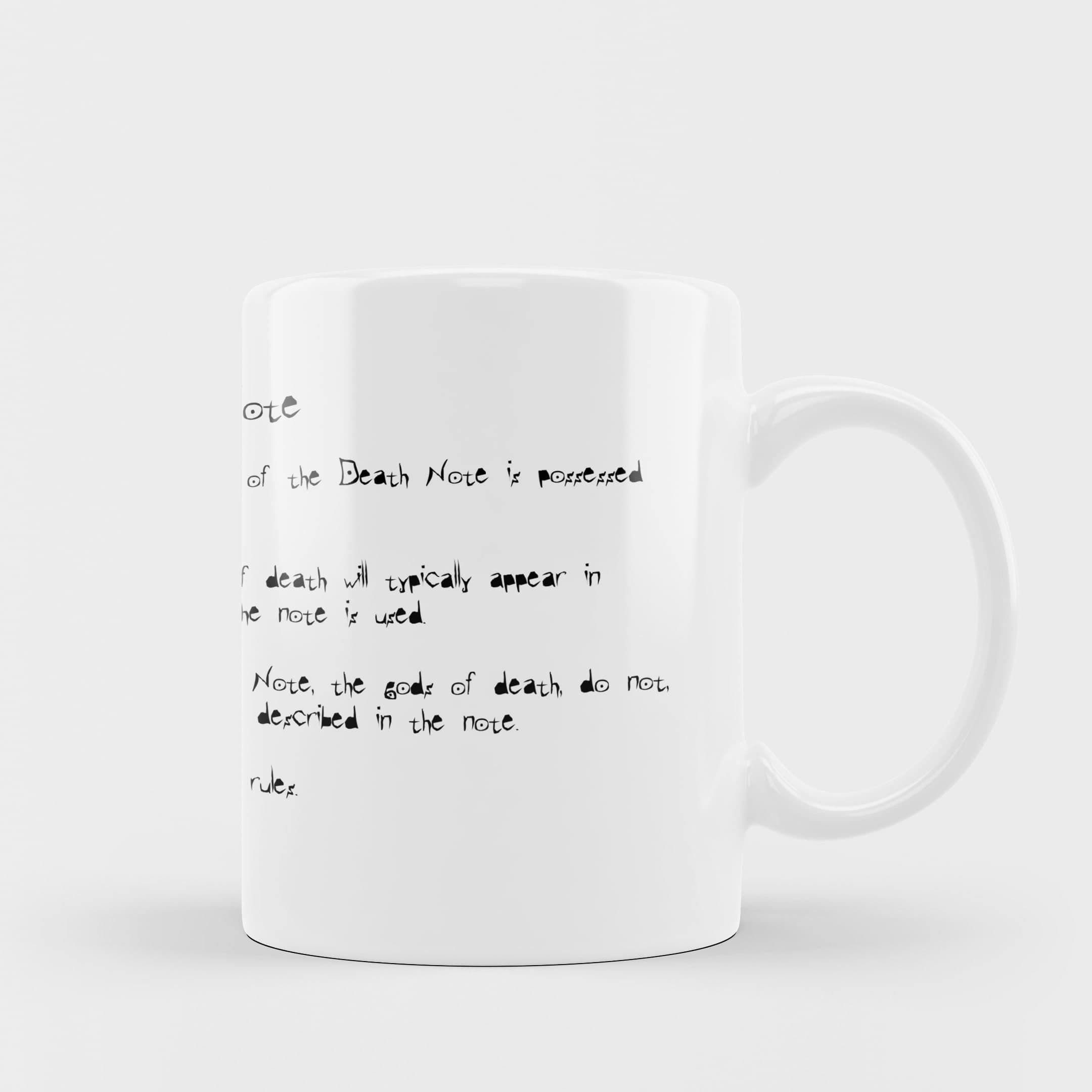 mug Death Note réalisé par Cartoonely 2 (2)