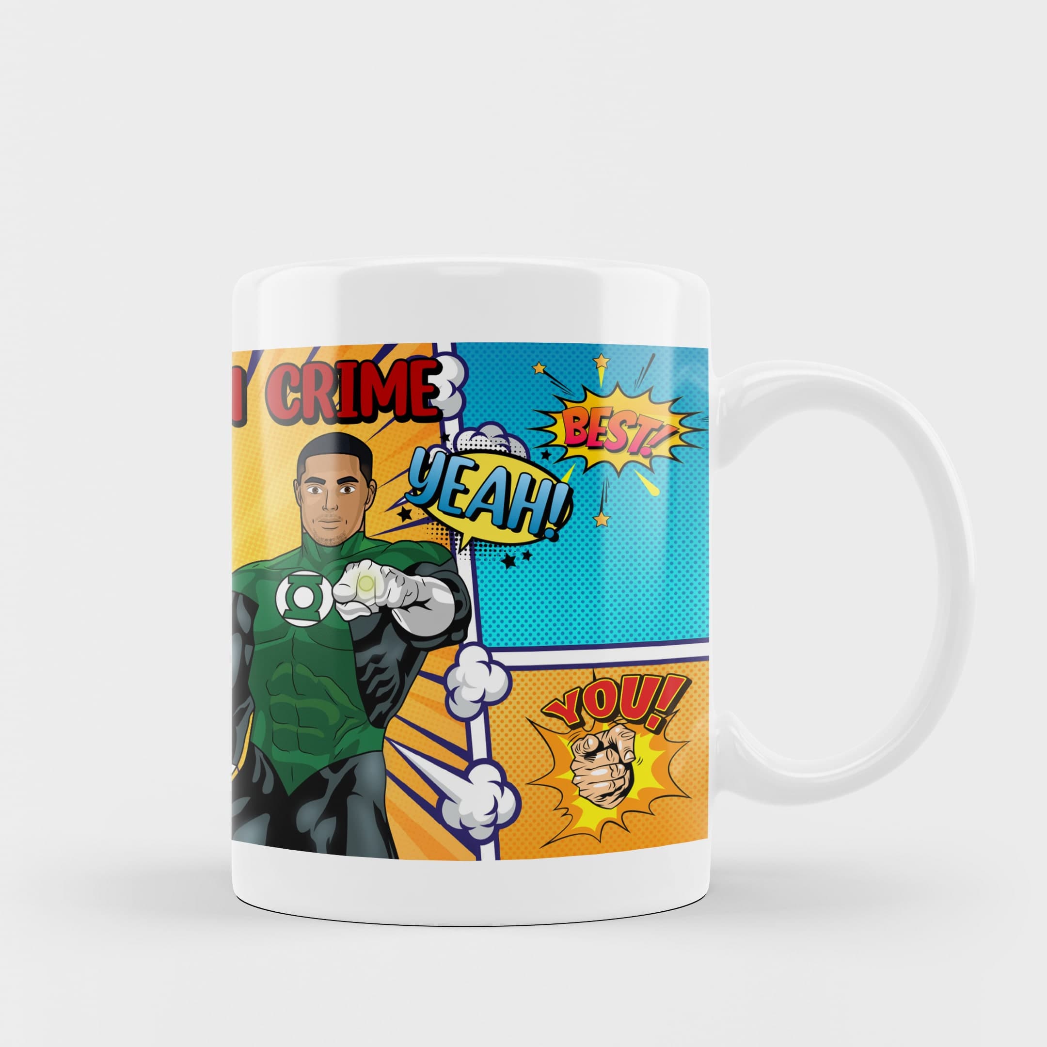 Tasse dc comics réalisé par cartoonely 3