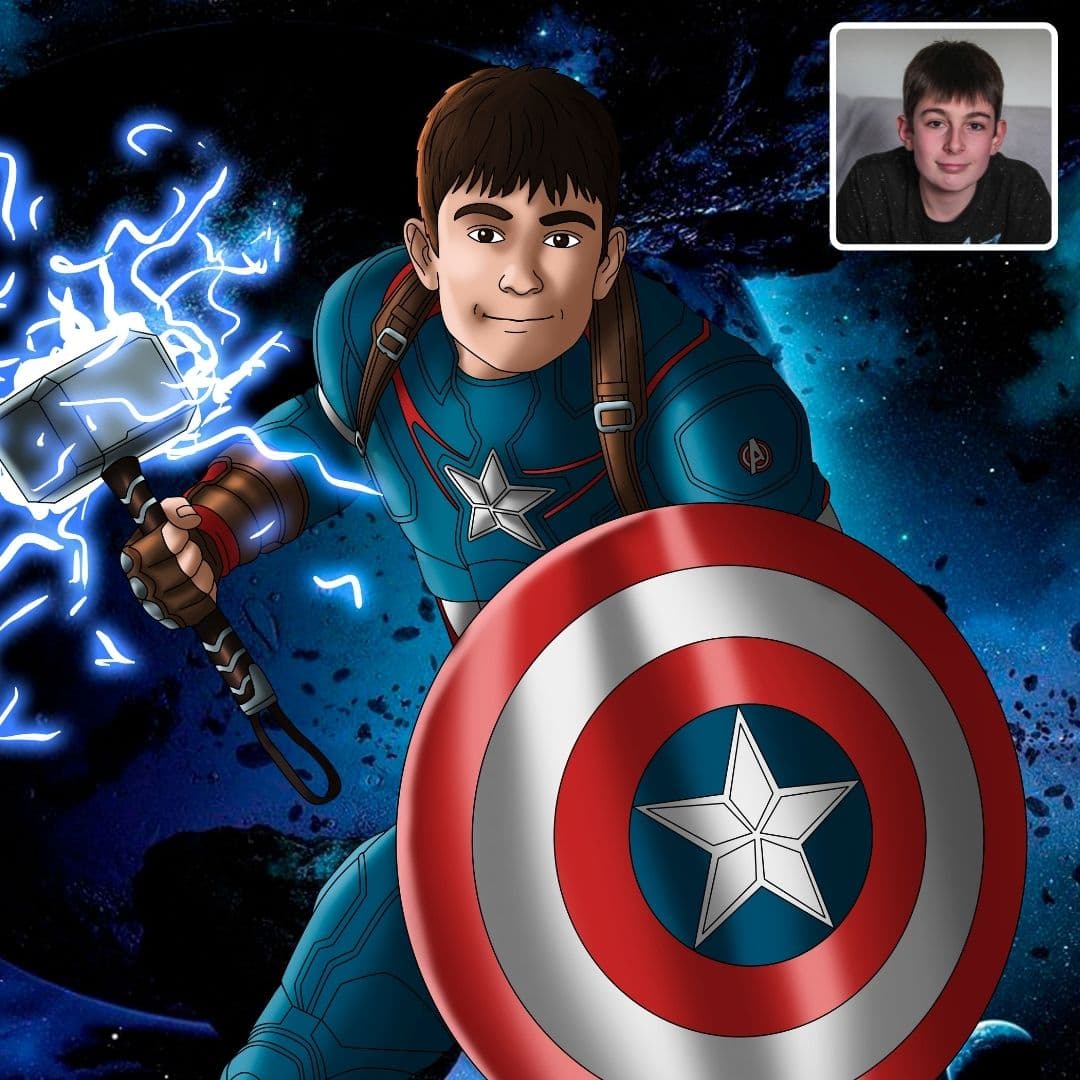 poster marvel réalisé par cartoonely 1